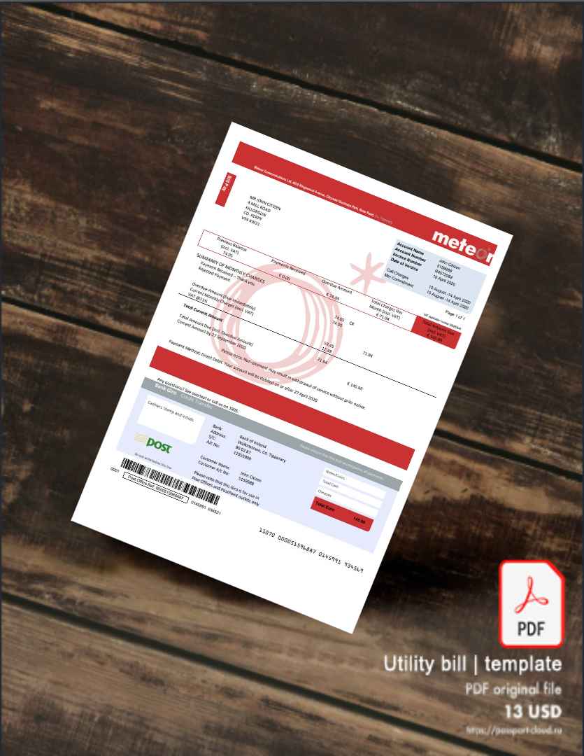 Utility bill | Albanian Power | Albania